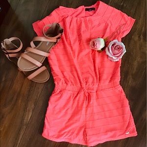 TOMMY HILFIGER GIRLS SHORT ROMPER